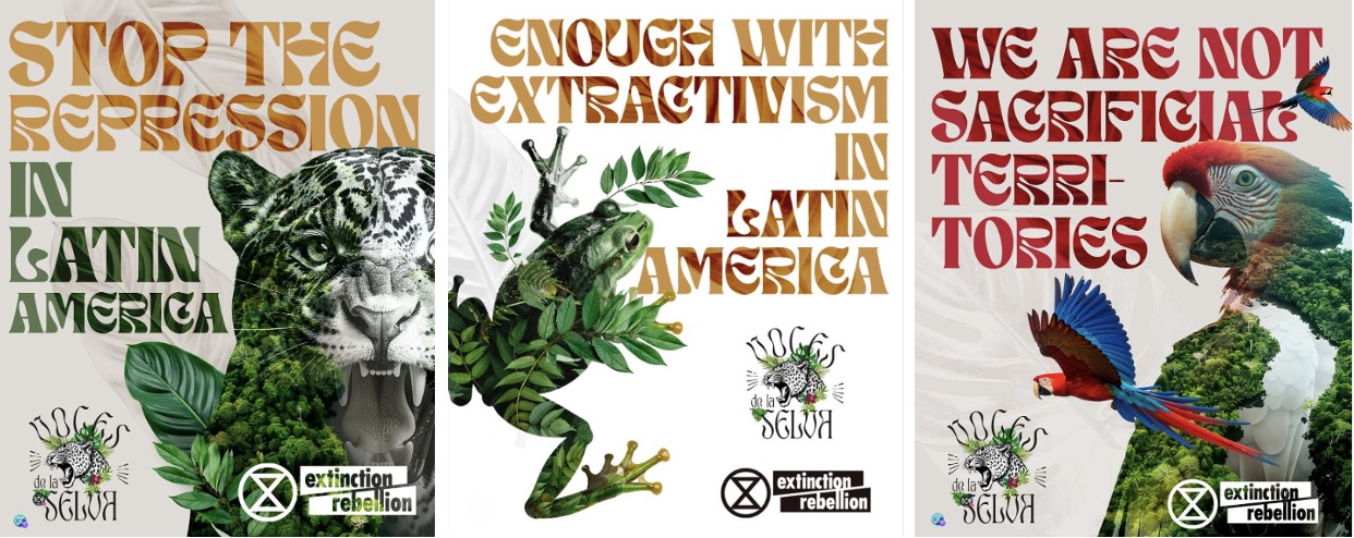Another three posters of the series shown before.